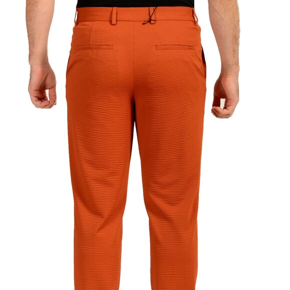 Hugo Boss Men's "P-Perin-J-EL-WG-252" Brick Orange Casual Pants US 32R IT 48 - Picture 3 of 5